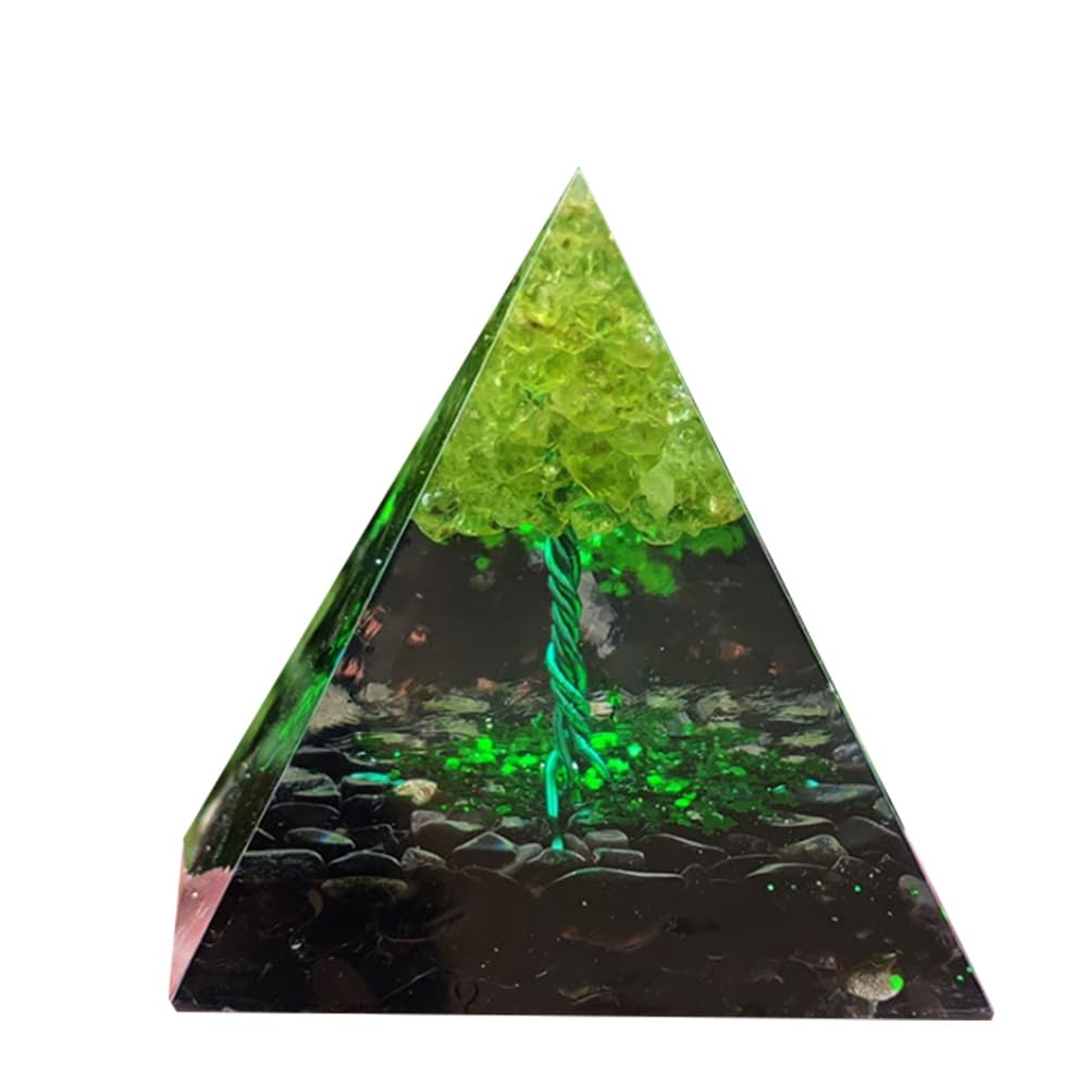 1 Handmade Tree of Life Orgone Pyramid: Unlock a New Experience of Energy Healing and Decorative Aesthetics