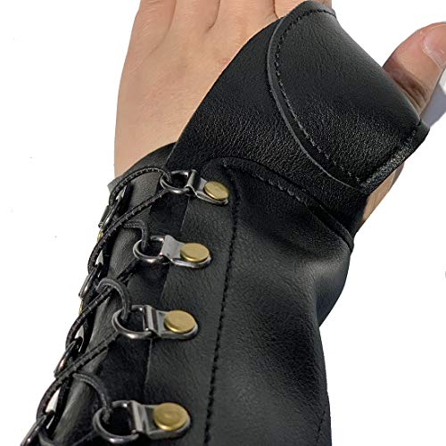 HRCHCG Archery Armguard Arm Guard Bow Hand Shooting Glove PU Leather
