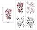Temporary Tattoo Sticker Full Arm Large Size Fake Tatoo for Man Woman 12 Sheets