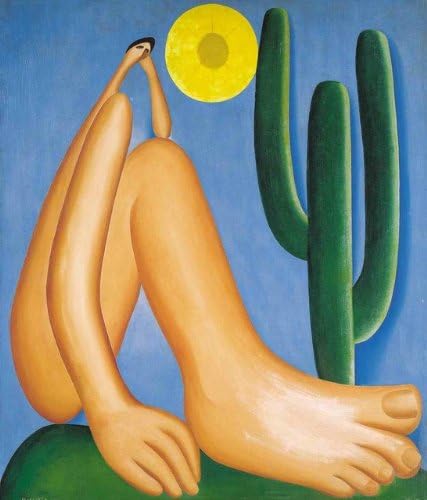 Amaral Tarsila do, titulo: Abaporu, LITHOGRAPHY TECNIQUE 38X28 cmts . PAPER BFK France (WATERMARK) edition 100