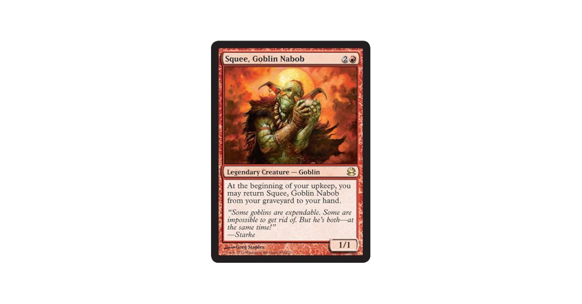 Amazon.com: Magic The Gathering - Squee, Goblin Nabob
