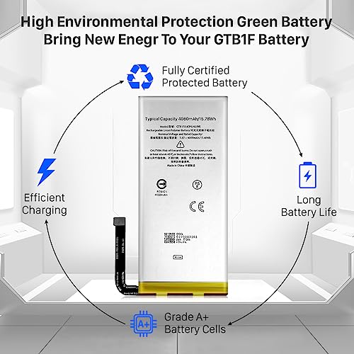 SHENMZ Battery for Google Pixel 5, High Capacity Replacement Battery for HTC Google Pixel 5 (6.0 inch) GD1YQ, GTT9Q with Screwdriver Too - Thumbnail 3