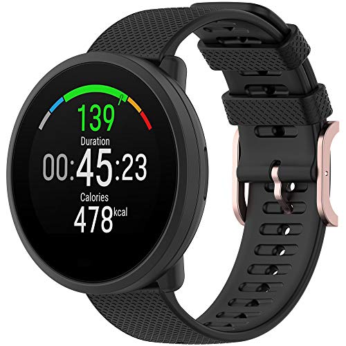 Fit for Polar Unite Watch Bands Women Men, Polar Ignite 20mm Silicone Quick Release Replacement Band...