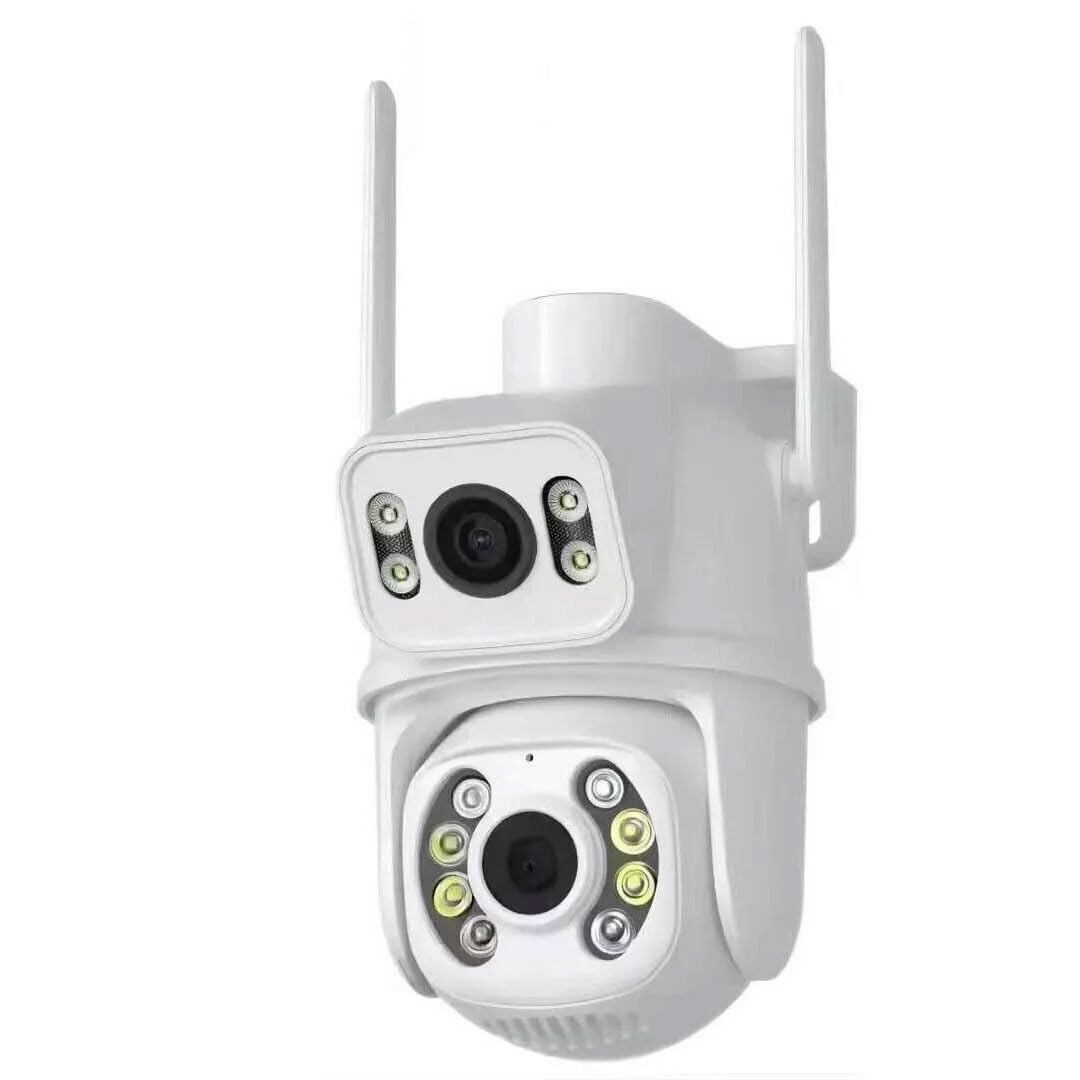 TELECAMERA IP CAM PTZ WIFI DOPPIA LENTE CAMERA DOME WIRELESS ESTERNO SPEED ZOOM CON APPLICAZIONE ICSEE PER AMBIENTI INTERNO ED ESTERNI