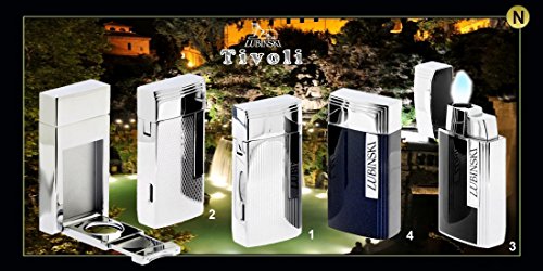Briquet Lubinski Tivoli Jet Flames : idéal pour allumer vos cigares en terrasse