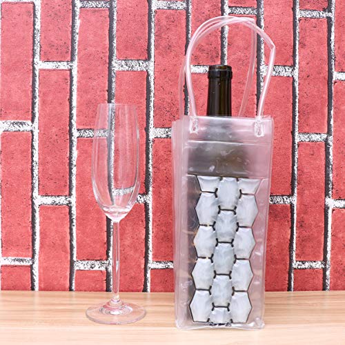 YARNOW Bolsa para vinho congelável, bolsa para vinho champanhe, refrigerador de garrafa de vinho em