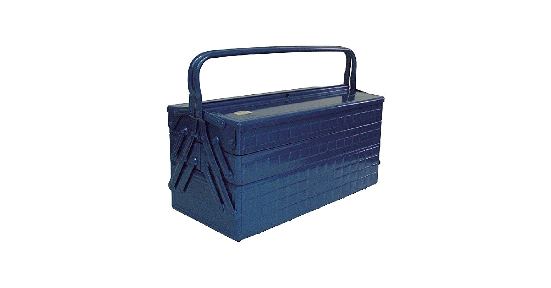 TRUSCO GT-470-B 3-Tier Tool Box, 18.6 x 8.7 x 13.4 inches