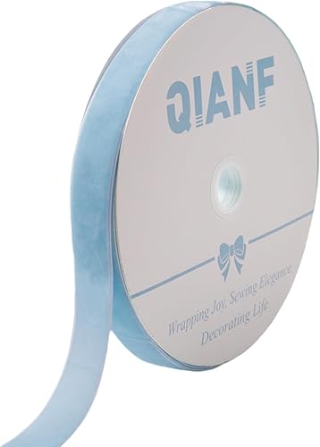 Miniatura 82 de Cinta de terciopelo caqui vintage, 3/8 pulgadas x 25 yardas 143-caqui,003-negro,045-rojo,159-verde musgo,165-Verde,180-Azul