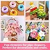 Bundooraking 200pcs Pipe Cleaners Craft Supplies, 12in Chenille Stems in 20 Colors, Soft & Flexible for Arts and Crafts, DIY Projects, Decorations #2