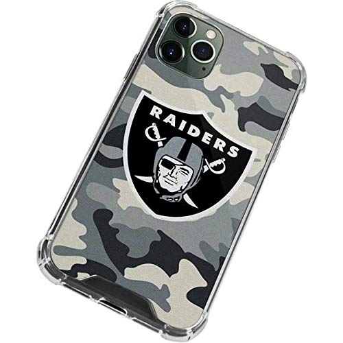 Skinit Clear Phone Case Compatible with iPhone 12 Pro Max - Officially Licensed NFL Las Vegas Raiders Camo Design