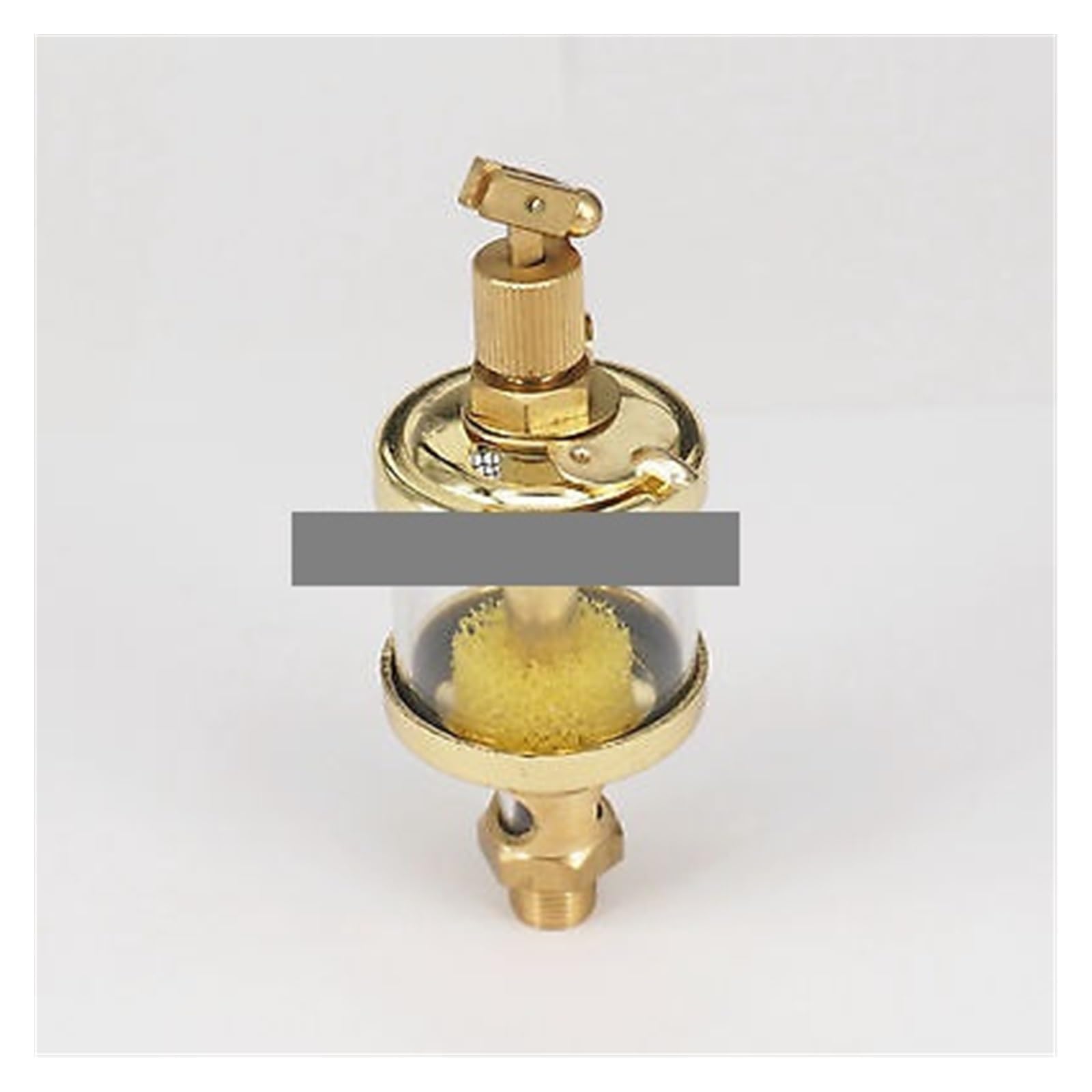 AARTERZZA 1/8" BSP Male x 1-1/4" Outer Diameter Brass Sight Drip Feed Oiler Lubricator Oil Cup for Hit Miss Engine
