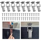 nsgglecher 8 Set Sofa Connectors to Make Sectional Stay，Keep Sectional Couch Together,Sectional Couch Clips Keep Sofa from Sliding & Gaps