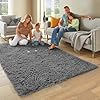 Ophanie Area Rugs for Living Room Bedroom, Upgrade Non-Slip Fluffy Soft Grey Shag Carpet, Indoor Floor Gray 4x6 Fuzzy Shaggy Living Room Plush Rug for Kids Home Dorm Decor Aesthetic #1
