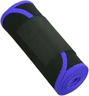 NMGHUTE Cinturón De Sudoración para Sauna, Entrenador De Cintura Ajustable, Entrenador De Cintura para Bajar De Peso Que Aumenta La Transpiración(Blue)