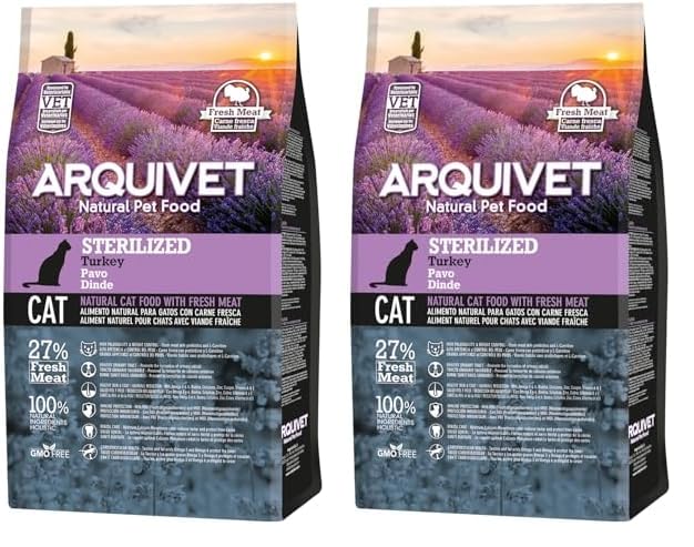 Arquivet Sterilized Pavo, 1.5 kg (Paquete de 2)