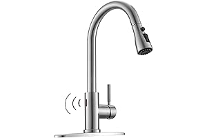 Flow Motion Sensor Kitchen Faucet with Pull Down Sprayer