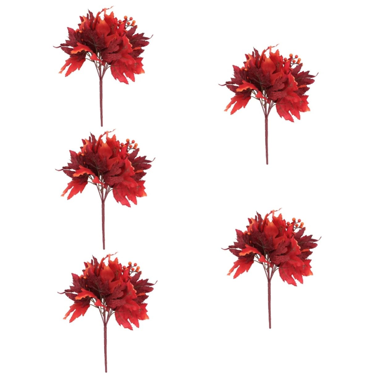 Feuilles artificielles d'érable en soie pour sublimer vos repas de fête de saison