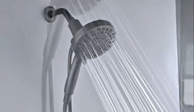 WCQQ High Pressure 10 Ways Handheld Shower Head Chrome- Anti-clog
