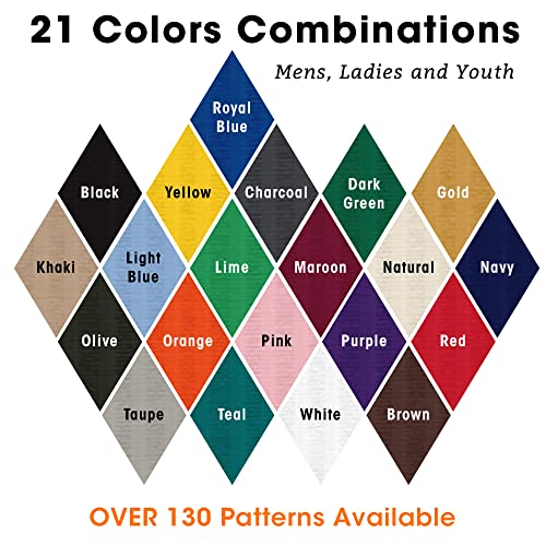 Golf Knickers Colorful Knee High Argyle Cotton Socks For Men Women And Youth - X: Orange/White - Mens #TOP6