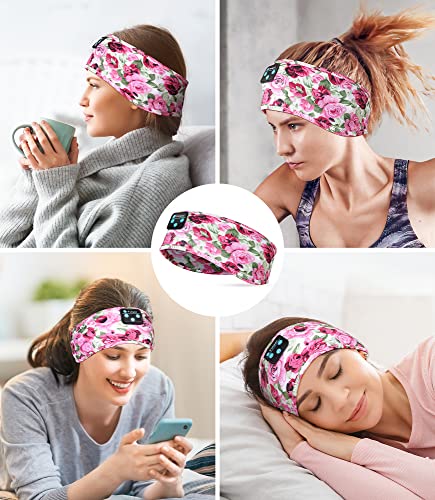 Sleeping Headphones Bluetooth Headband, Fulext Sleep Headphones Headband Soft Elastic Cozy Headband Headphones, Sleep Headband For Women Men Teenager Christmas Father Mothers Day Birthday #TOP6