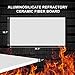 SIMOND STORE Ceramic Fiber Board Insulation - 2300F Rated - 1