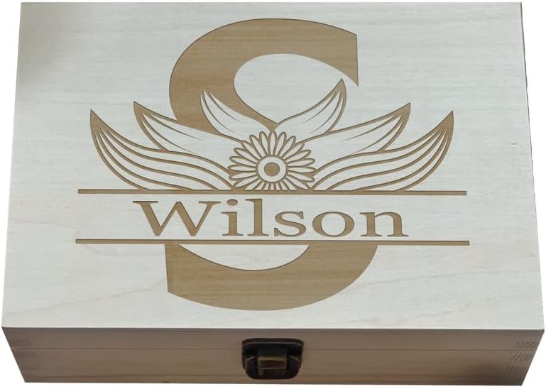 Personalized Engraving Mastery - Custom Names and Monograms Sculpted with Precision Laser for Exquisite Personalized Gifts