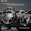 PXN VD4 Kit Volante da Gioco 4Nm – Base Direct Drive a Bassa Inerzia, Volante da Corsa W AS e Pedaliera PD HM con Sensori Hall a 2 Pedali – Compatibile solo con Windows 7–11 su PC