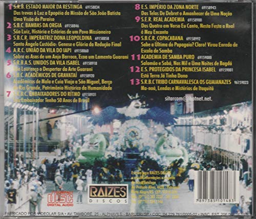 Cd Carnaval 2000 Sambas Enredo De Porto Alegre