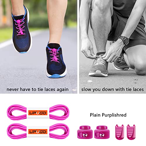 Image of UpUGo Elastic Shoe Laces, No Tie Shoe Laces Tieless for Kids, Adults, Elderly, One Size Fit All