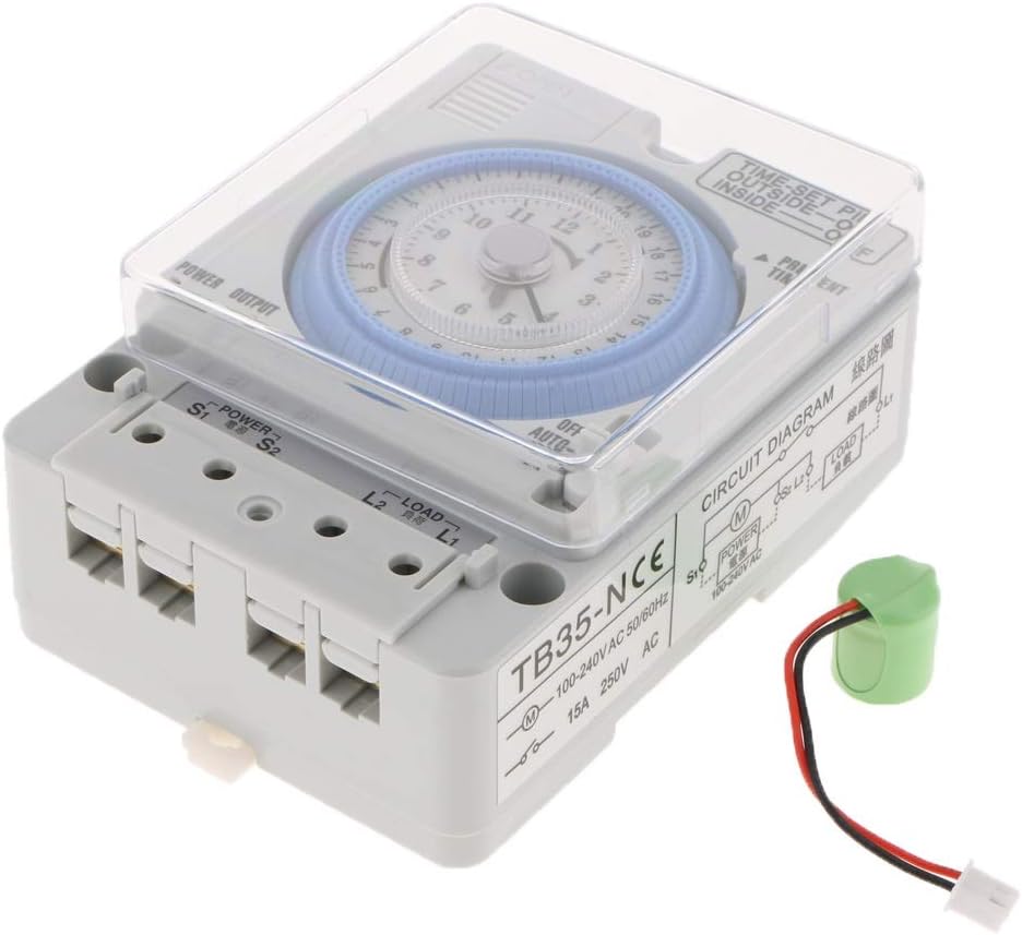 Sprinkler Controller Daily 24 Hours Time Switch Chronometry Timer Mechanical Analogue Timer 100-240V AC Automatic Water Irrigation Control System