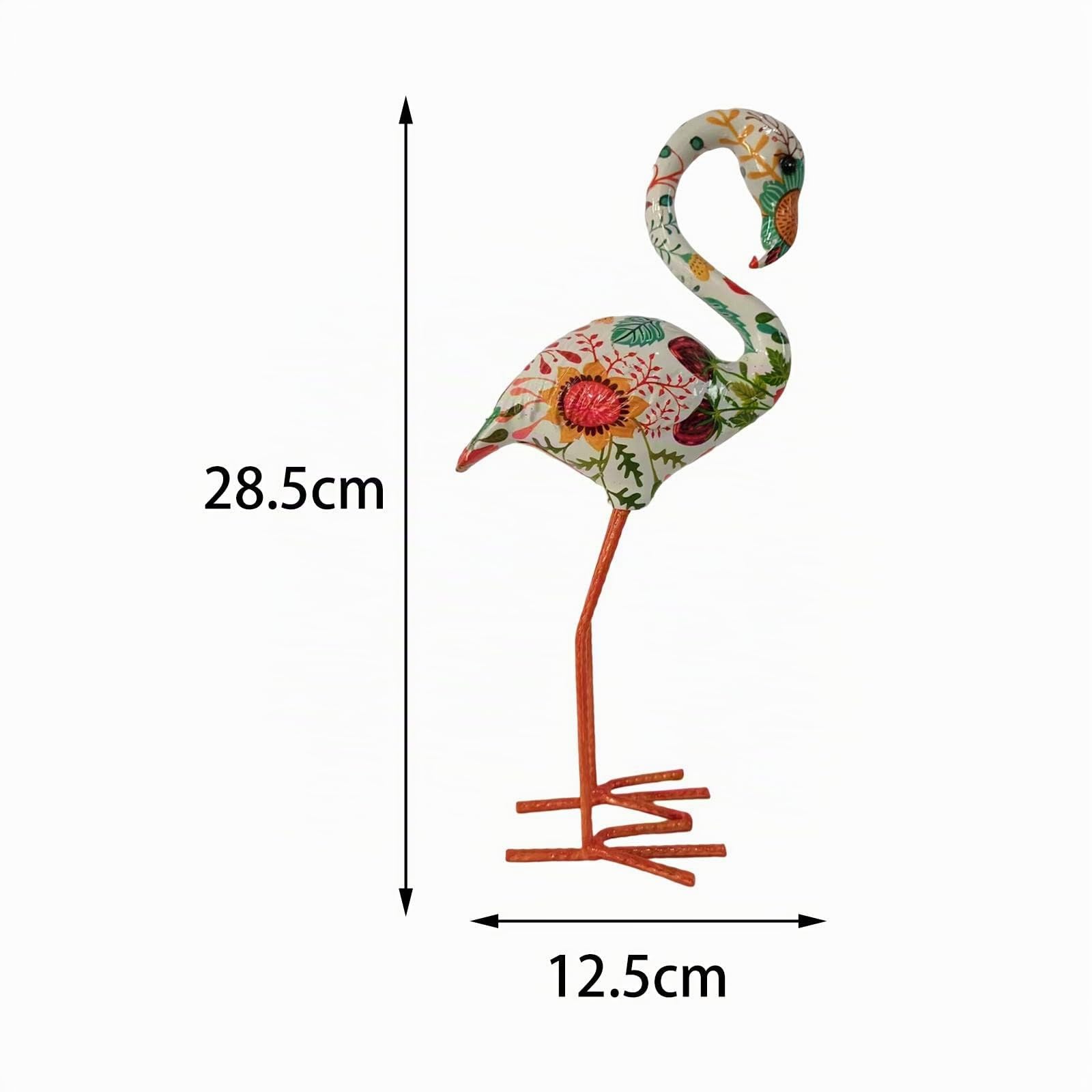 F Fityle Statua da Giardino di Fenicotteri Sculture di Uccelli Statuette in Resina per Interni ed Esterni per per Matrimoni, Stile c