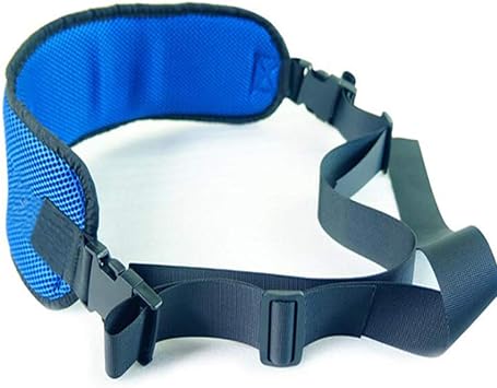 Wheelchair Seat Belt, Fixed Elderly Belt Constrained Bands with Adjustable Straps Patients Cares Safety Harness Chair Waist Lap Strap for Elderly (48X12cm)