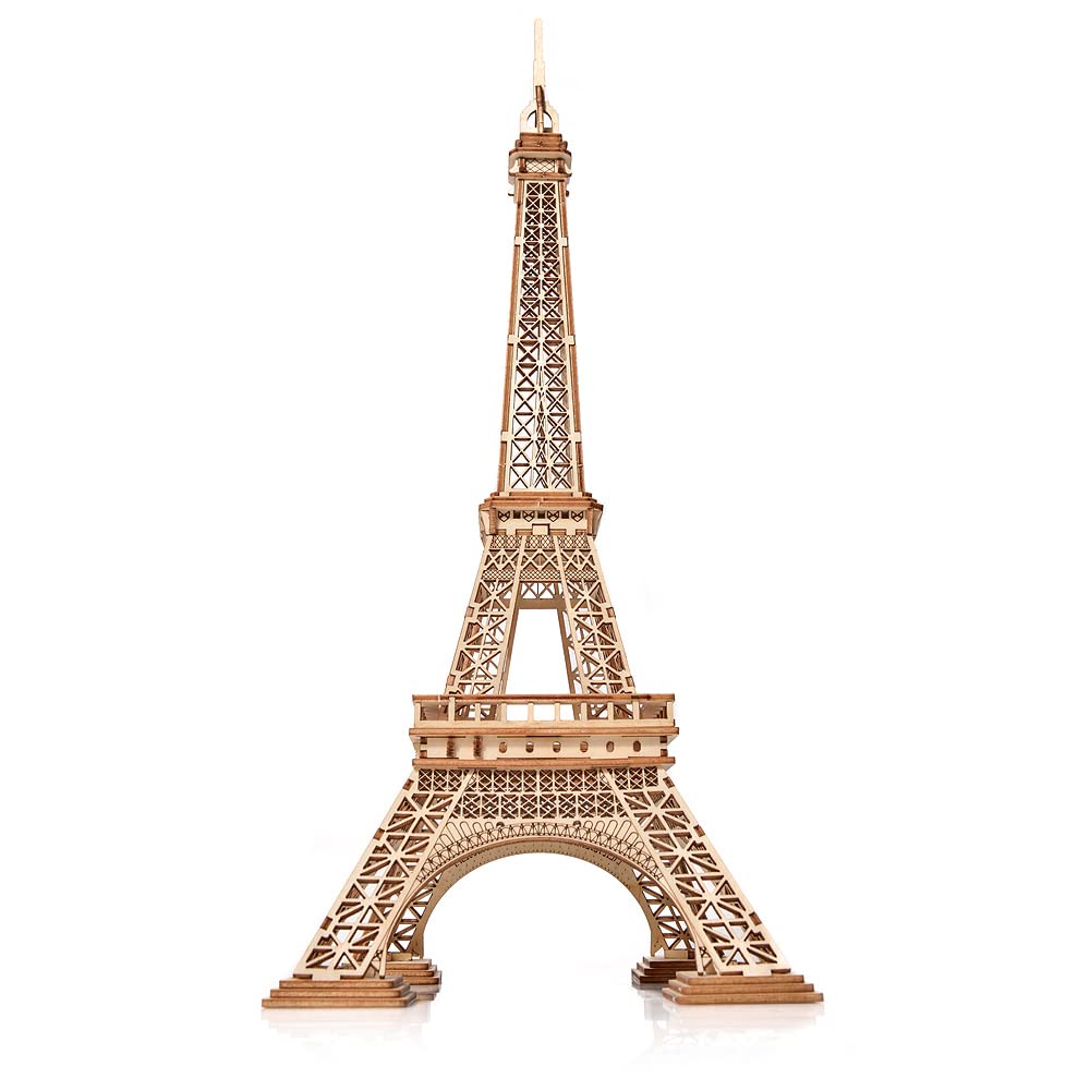 Little Story Holz Puzzle pädagogisch Modell 3D Set Do Self Für Kinder Erwachsene Geschenk… (Eiffelturm)