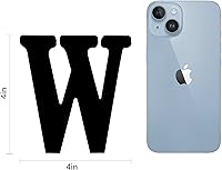 Vista 3 de Letras de madera 3D de 4 pulgadas, letras mayúsculas del alfabeto de madera natural, alfabeto de madera sin terminar para tablero de letras