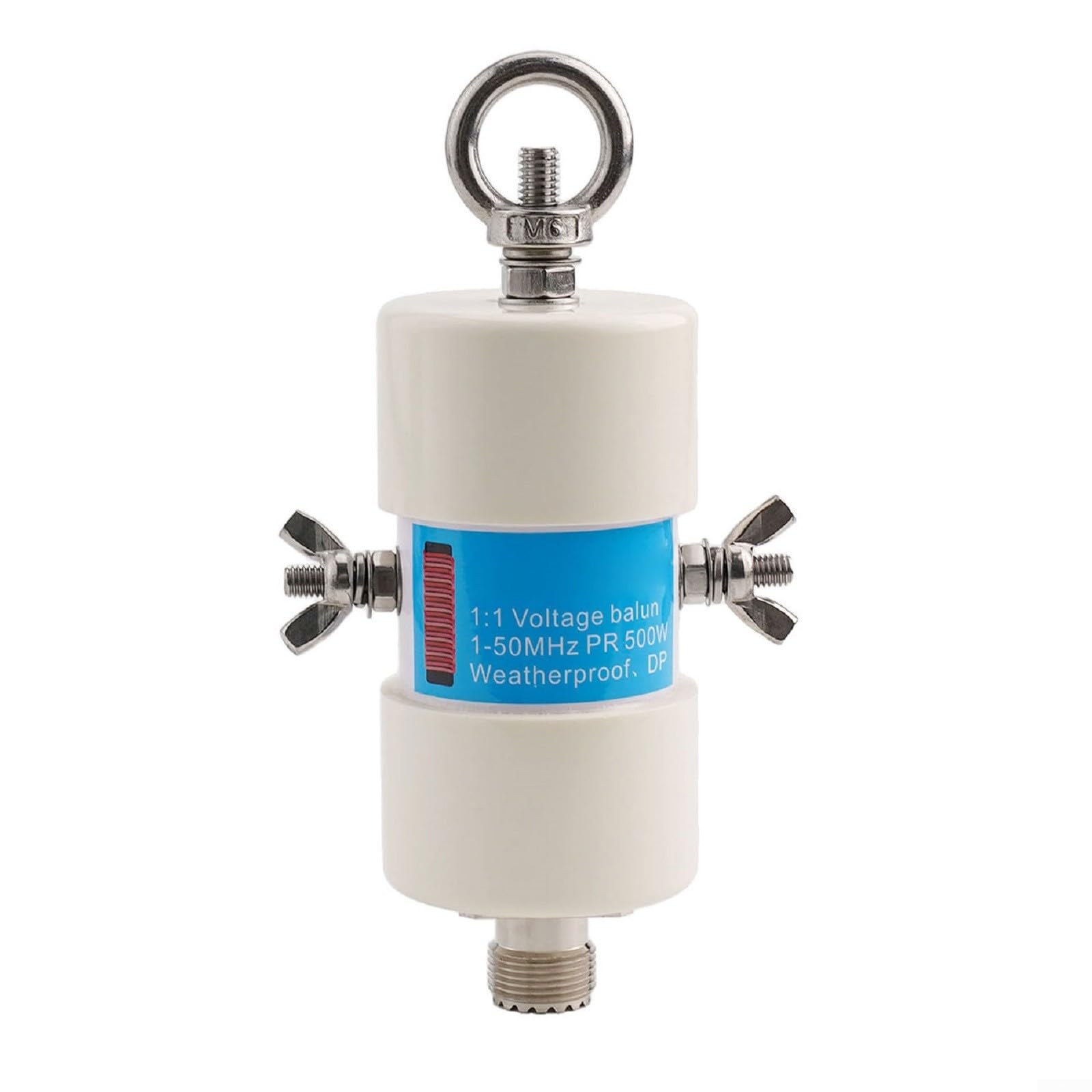 Balun de tension étanche 8 50 MHz 500 W, modèle 1 1 avec connecteur SO 239 pour une durabilité accrue