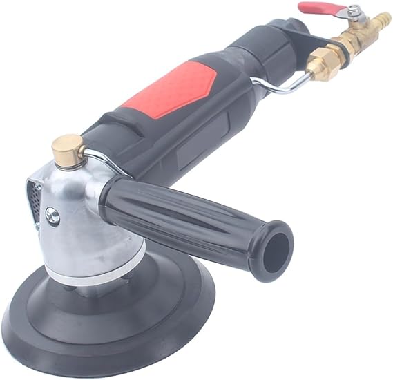 5 Inche Pneumatic Air Wet Sander 125MM Polisher Angle Grinder Tool for Concrete Quartz Granite Stone Multi-Function