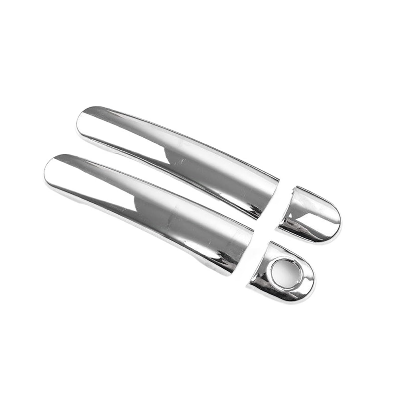 BYSKJZ Car Exterior Door Handle for VW for Golf 4 for Jetta for Bora for MK4 for Rabbit for A4 for 1J 1996 1997 1998-2009 Exterior Door Handle Covers(Silver 2)