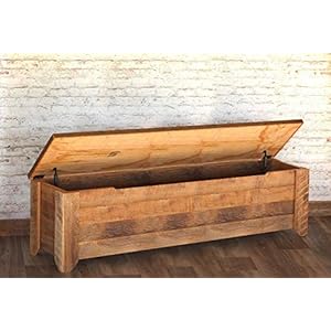 KING Size Storage Bench/Chest made from Reclaimed Wood - Storage Trunk KING Size Storage BenchChest made from Reclaimed Wood Storage Trunk