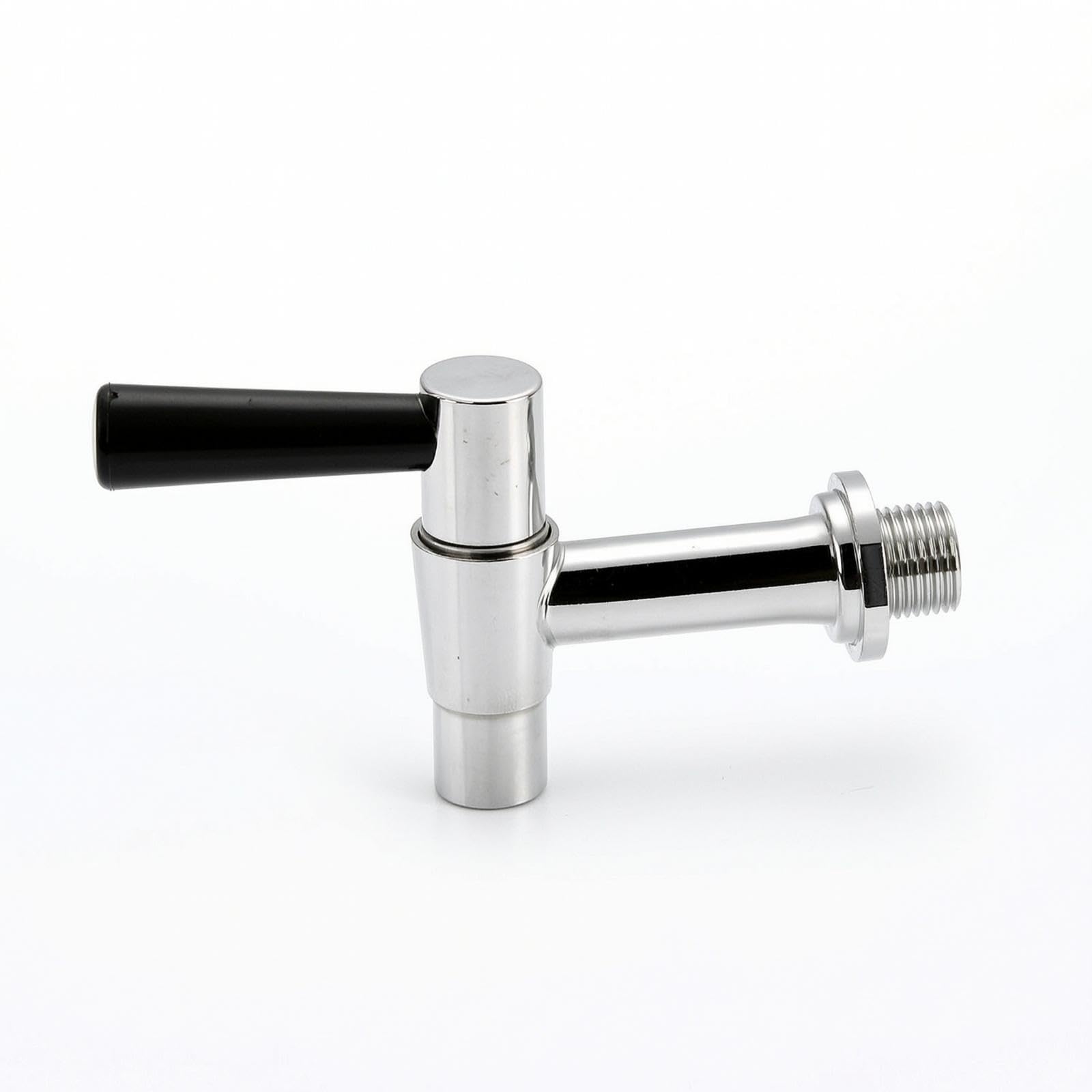 Beverage Faucet with T-Handle Stainless Stainless Water Dispenser Tap Threaded Beverage Spigot 3 Fen T-Style Steel-image-29