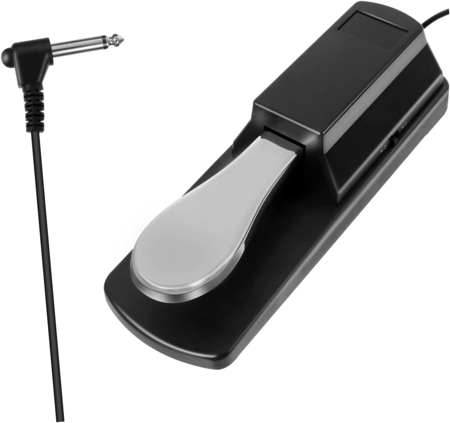 Mikinona Piano-style Sustain Pedal for Electronic Keyboards Design Compatible Digital Pianos and Keyboards Essential for Expressive Performance