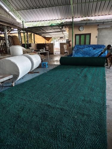 Image of Mat Cricket Pitch Mat, Green Premium, 8' X 66'