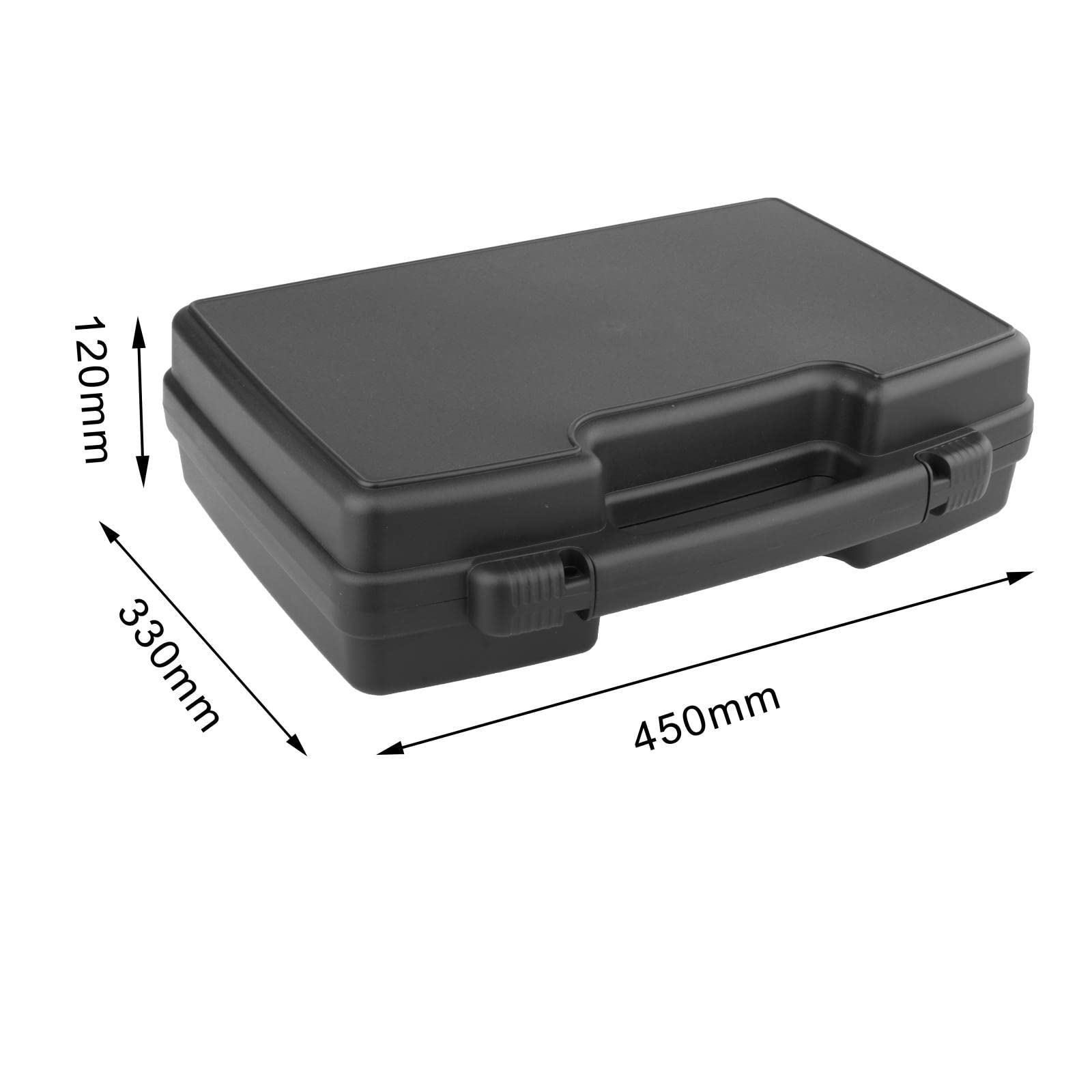 Caja de Herramientas de Instrumento de Seguridad de protección portátil con Tornillos Impermeables de Esponja Caja de Herramientas de Transporte, 450 mm x 330 mm x 120 mm