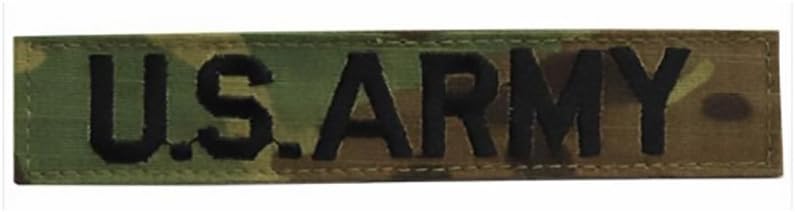 Army Name Tape: U.S. Army - embroidered on OCP with Hook