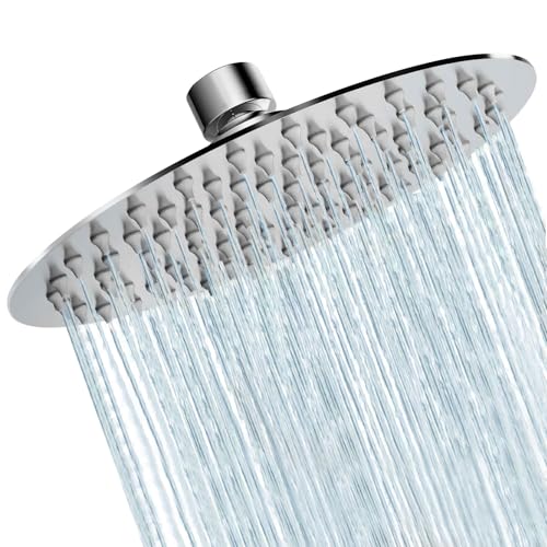 6inch Rain Shower Head high pressure shower heads rainfall shower head High Flow shower headsStainless Steelwaterfall showerhead