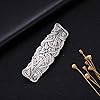 KKJOY Vintage Metall Haarspange Silber, Keltische Knoten Haarklammer Groß, Wirbel Haarnadeln, Gothic Haarspangen Damen, Braut Haarschmuck Hochzeit, Bananenspange für Frauen und Mädchen #2