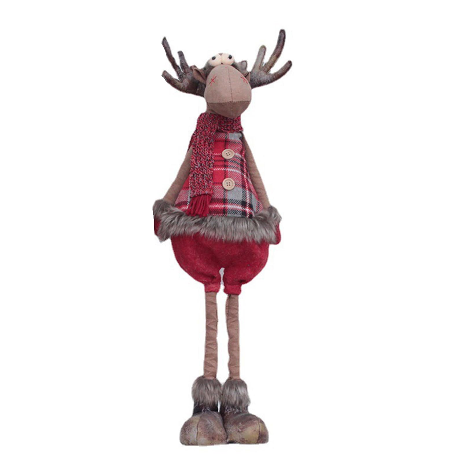 【新品】トナカイ ヘラジカ 2体セット スウェーデン製 クリスマス 1ペア北欧スタイルヘラジカ彫刻クリスマストナカイ置物鹿彫像