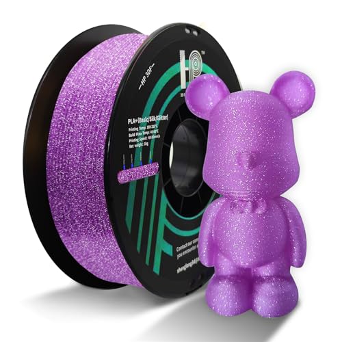 Gitter - Filamento de ácido poliláctico para impresora 3D, 1.75 mm, dureza HP3DF mejorada, más ácido poliláctico 100 % puro, se adapta a la mayoría de impresoras FDM, precisión dimensional +/- 0.02