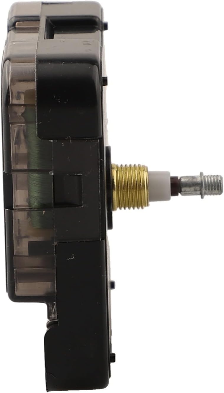 Silent Quartz Wall Clock Movement Kit DIY Repair & Replacement – Long Spindle, Timekeeping (±30 sec/month), Compatible with 18–28 mm Sizes, Silver/Gold(18mm 5mm)