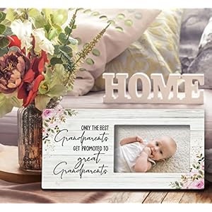 SRADMO Grandparents & Great Grandparents Photo Frames, Baby Announcement & Promotion Keepsakes, 12x6 Grandkids Picture Frame SRADMO Grandparents Great Grandparents Photo Frames Baby Announcement Promotion Keepsakes 12×6 Grandkids Picture Frame