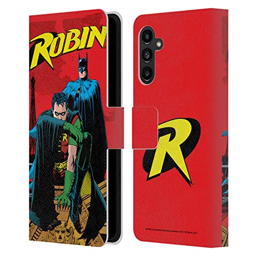 Carcasa Batman DC Comics Robin de cuero tipo libro para móvil Samsung Galaxy A13 5G
